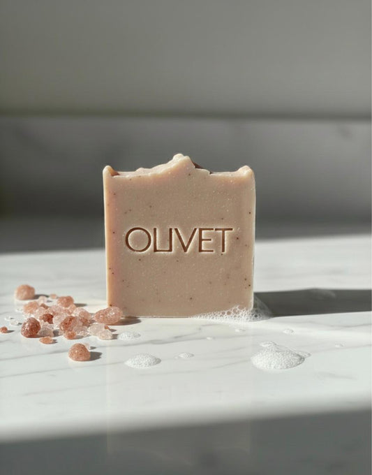 Pink Himalayan Salt Shea Butter Bar
