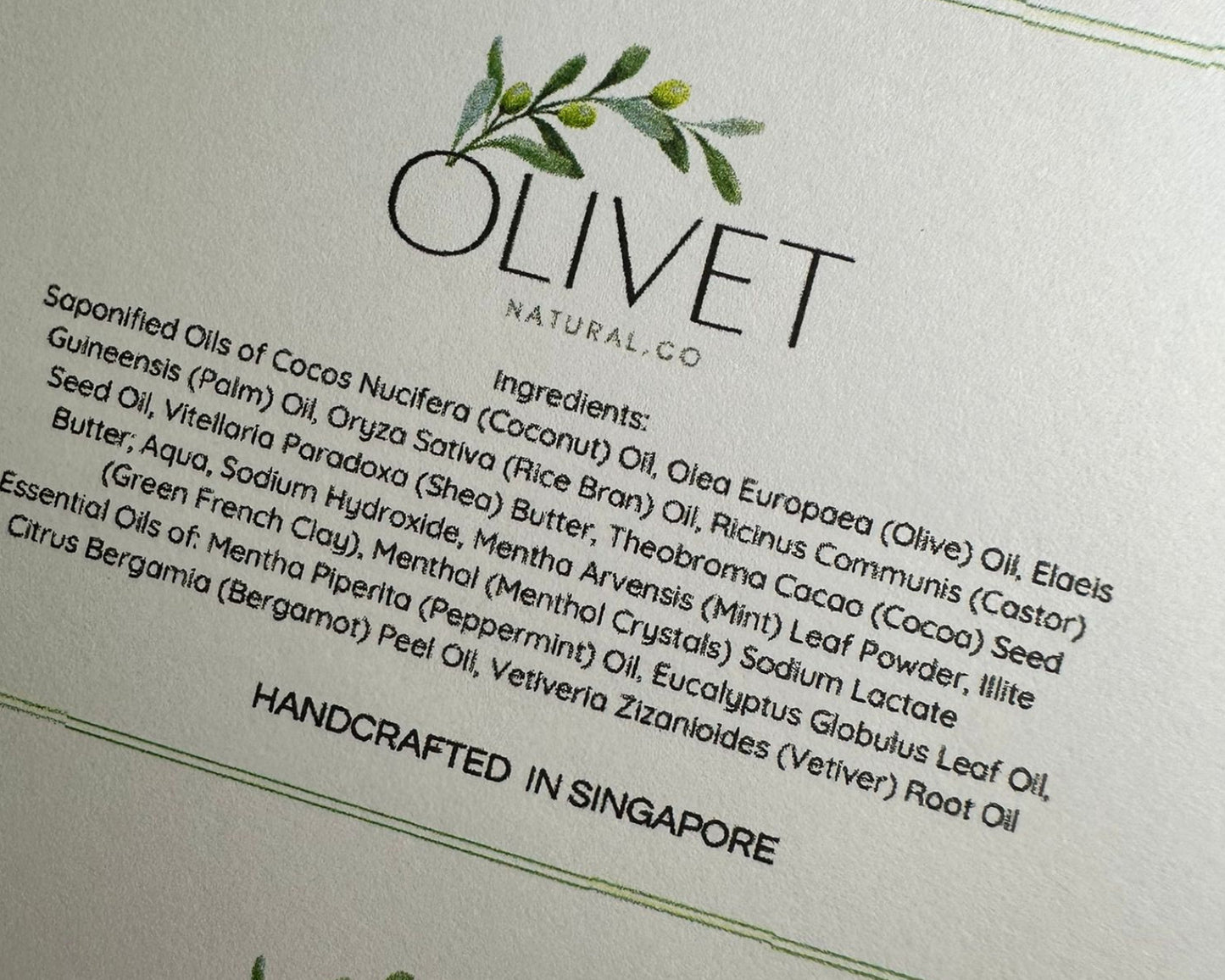 Cool Mint Shea Butter Bar